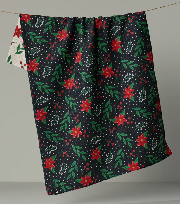 Geometry Luxe Tea Towel | Winter Bloom