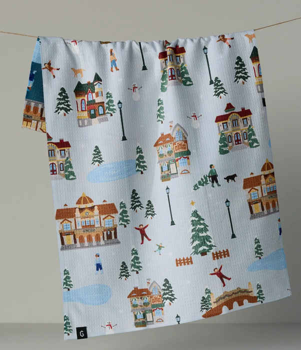 Geometry Luxe Tea Towel | Holiday Nostalgia