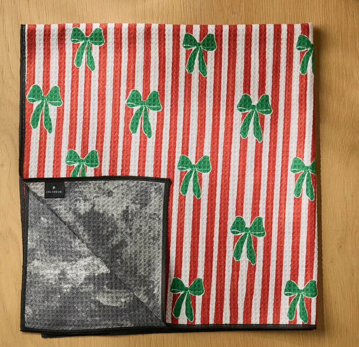 Geometry Dog Towel | Candy Bows
