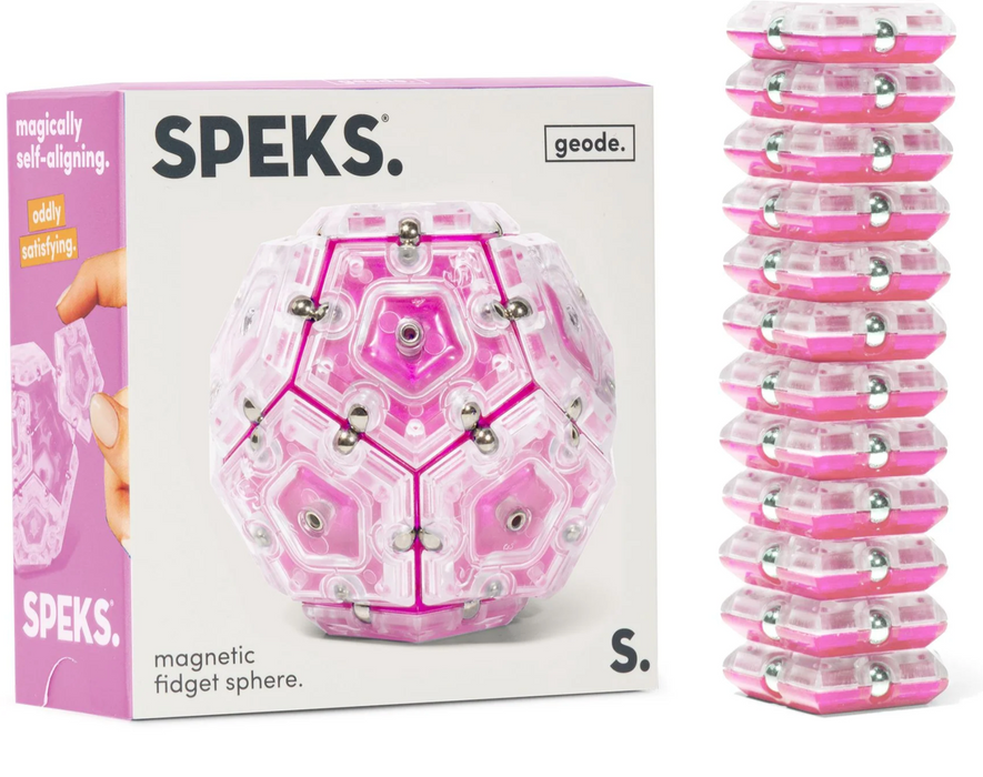 Speks Geode Sphere | Rose Quartz