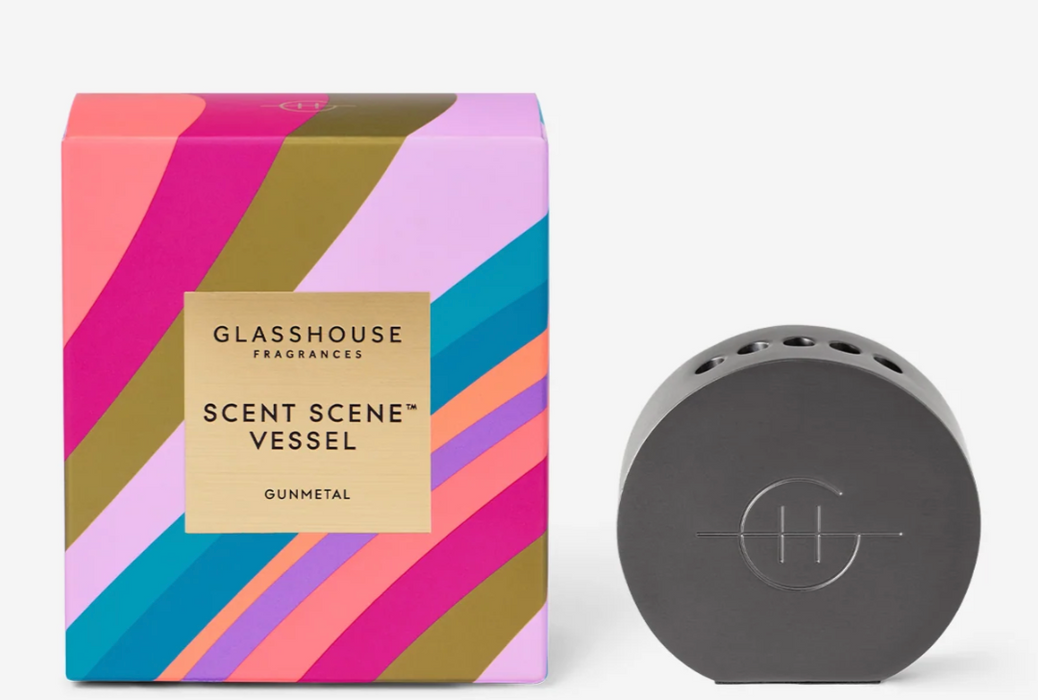 Black Glasshouse Scent Scene Metal Vessel