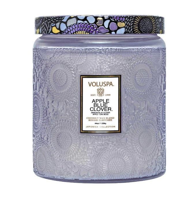 Apple Blue Clover Voluspa Candle