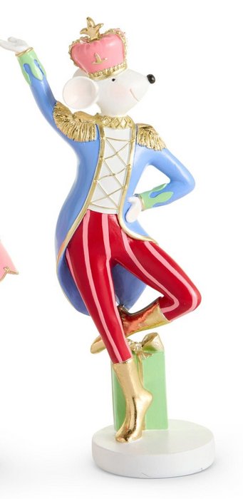 10" Nutcracker Mouse King and Ballerina