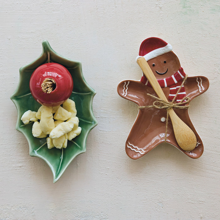 Gingerbread Cookie Shaped Dish