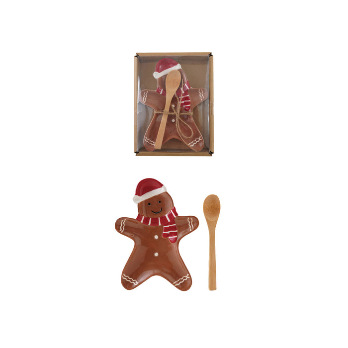 Gingerbread Cookie Shaped Dish