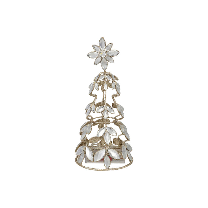 Metal Tree with Acrylic Jewels & LED Light
