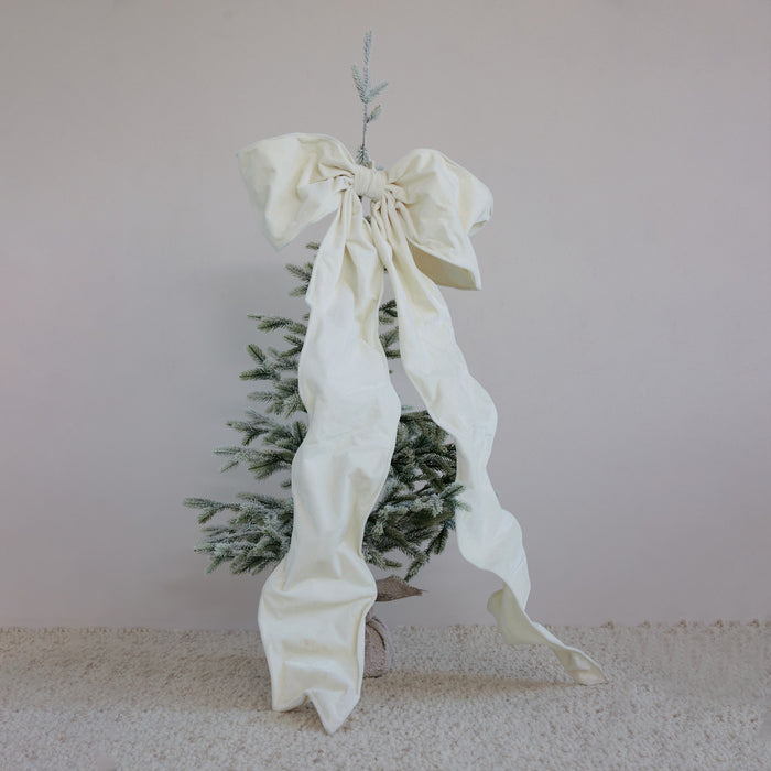 Oversized Fabric Velvet Bow
