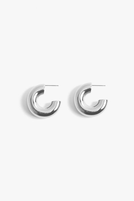 Silver Monterey Hoops