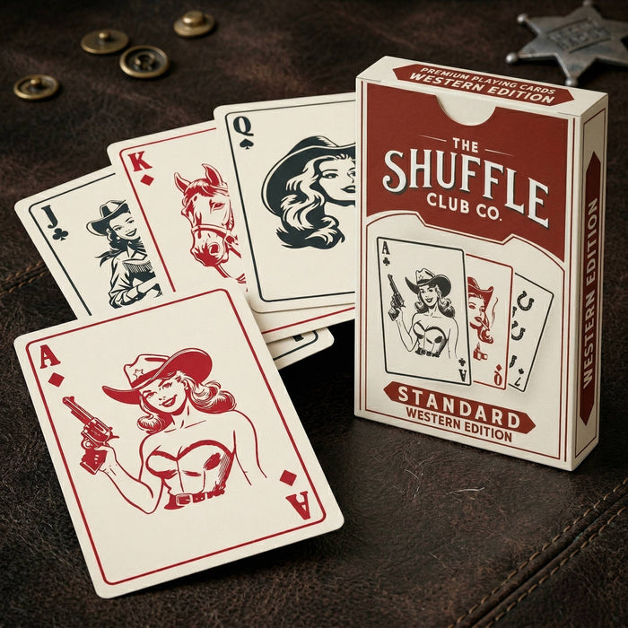 Vintage Cowboy Deck of Playing Cards