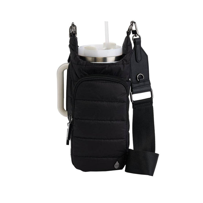 Black Matte HydroBag HANDLE w/Vegan Leather Strap