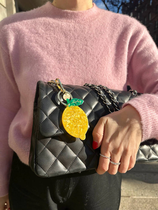 Lemon Bag Charm/Keychain