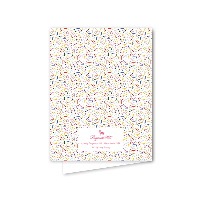 Funfetti Pink Cake Card