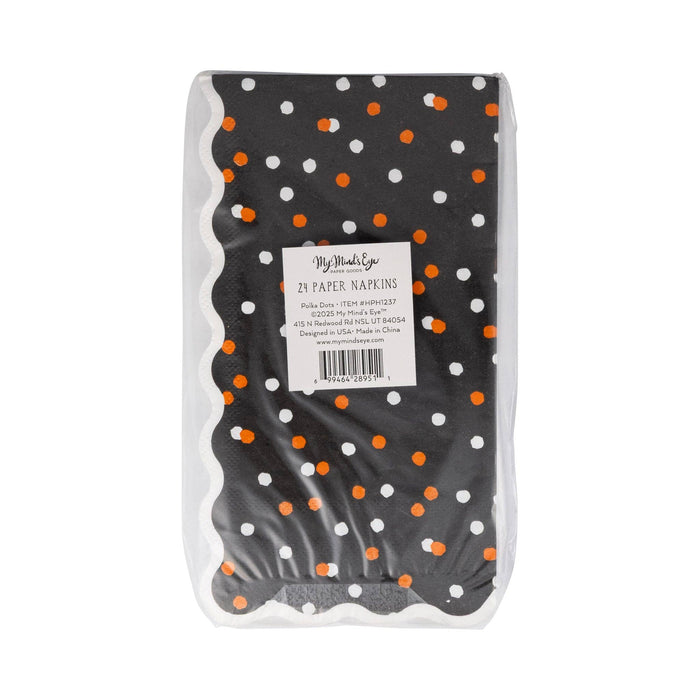 Halloween Polka Dot Napkin