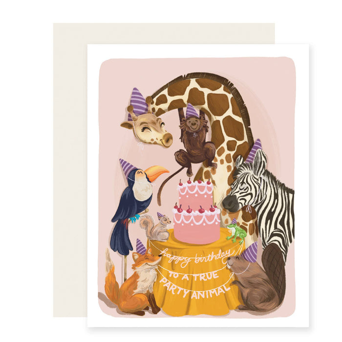Animal Party Card