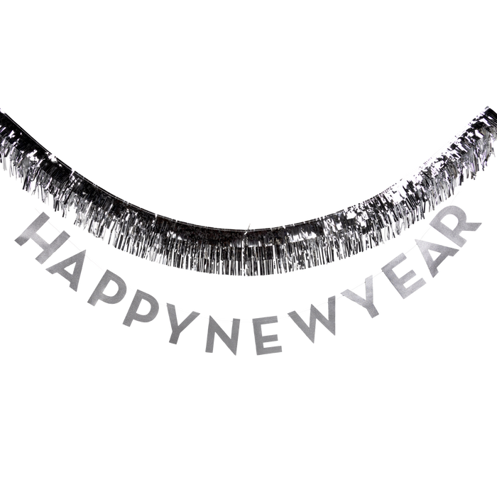 Happy New Year Fringed Banner