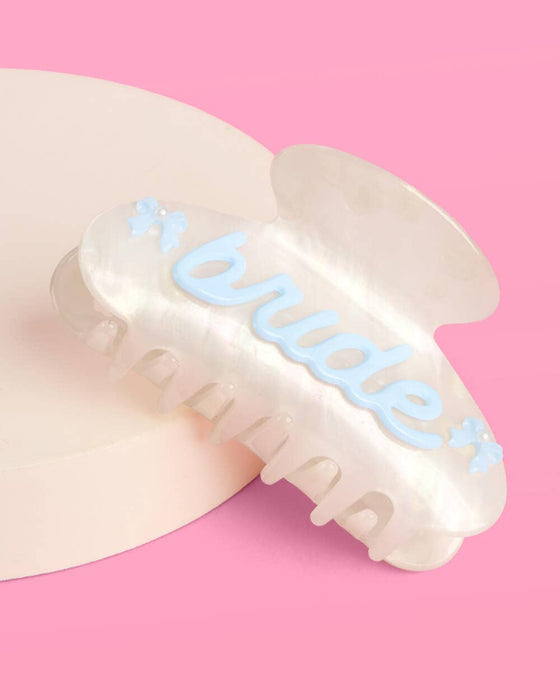 Bride Acrylic Claw Clip | Blue