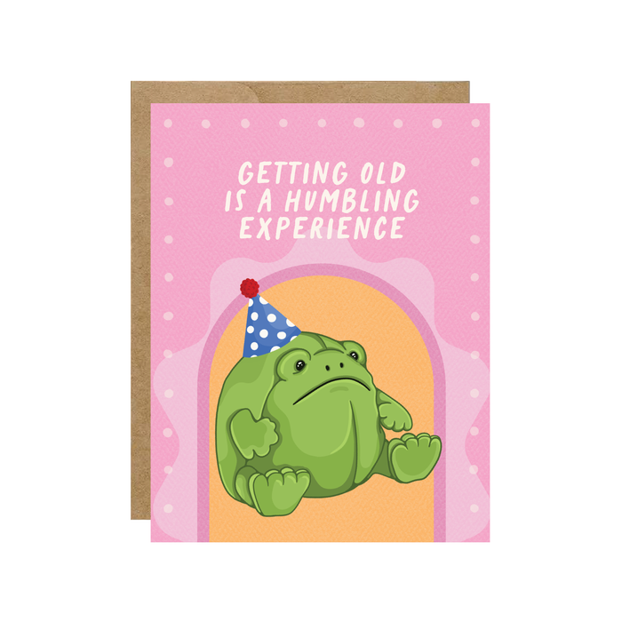 Humbling Jelly Frog Card