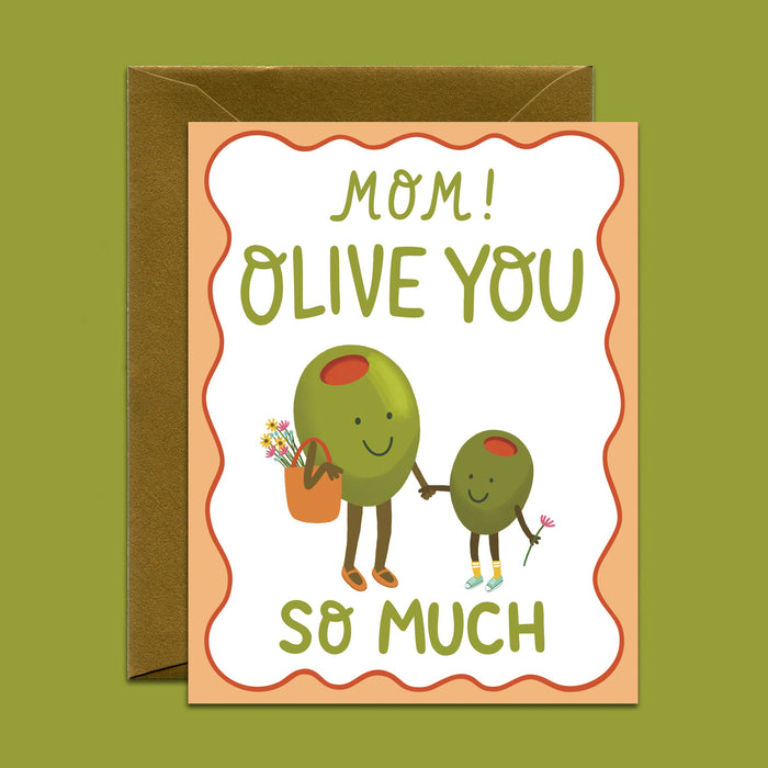 Green Olives Mother's Day Card