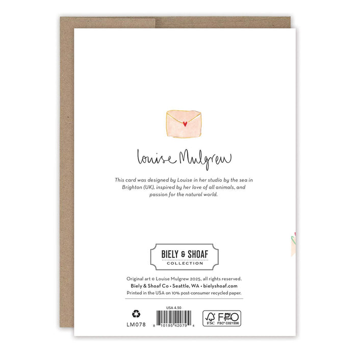 Big Birthday Love Festive Card
