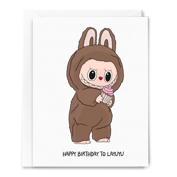 Happy Birthday to Layuyu Lafufu Card