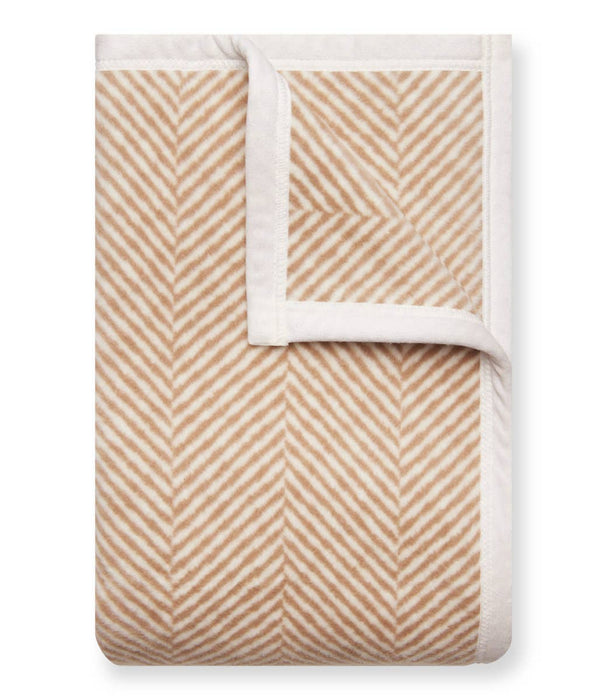 Harborview Herringbone Tan Blanket Original