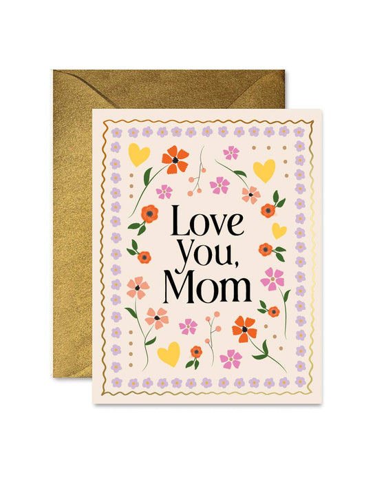 Mosaic Mom Floral Card