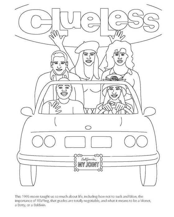 1990s Coloring Book