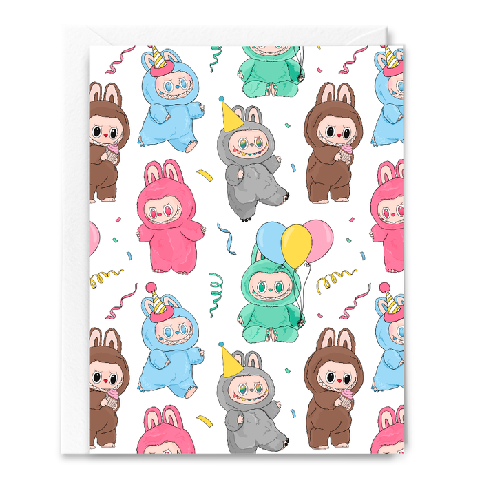 Big Into Party Energy Lafufu Card