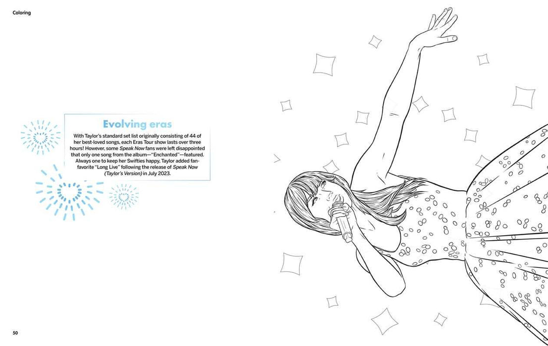 Taylor Swift Coloring & Activity Book