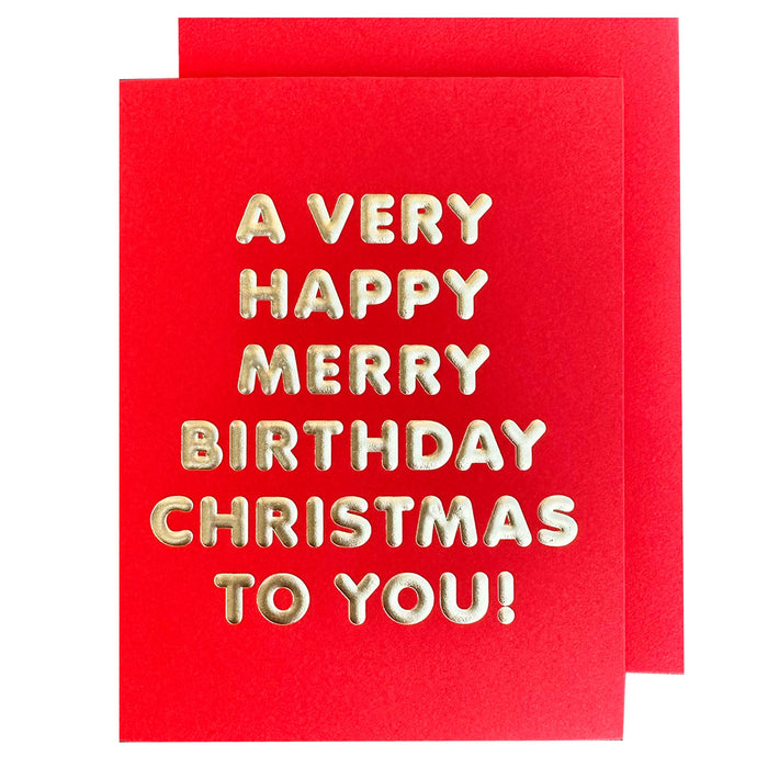 Birthday Christmas Holiday/Birthday Card