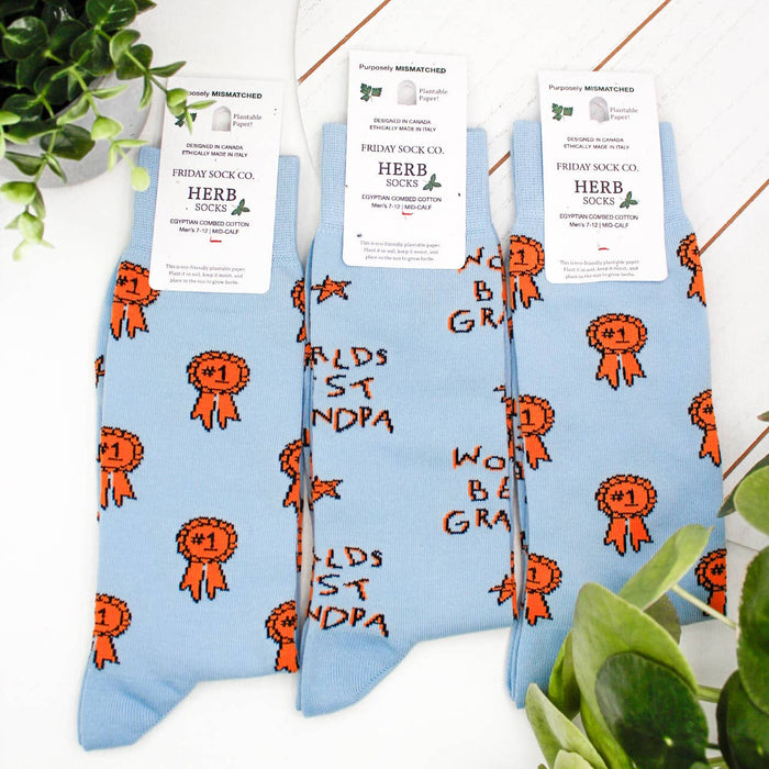 MWorld's Best Grandpa Men's Socks