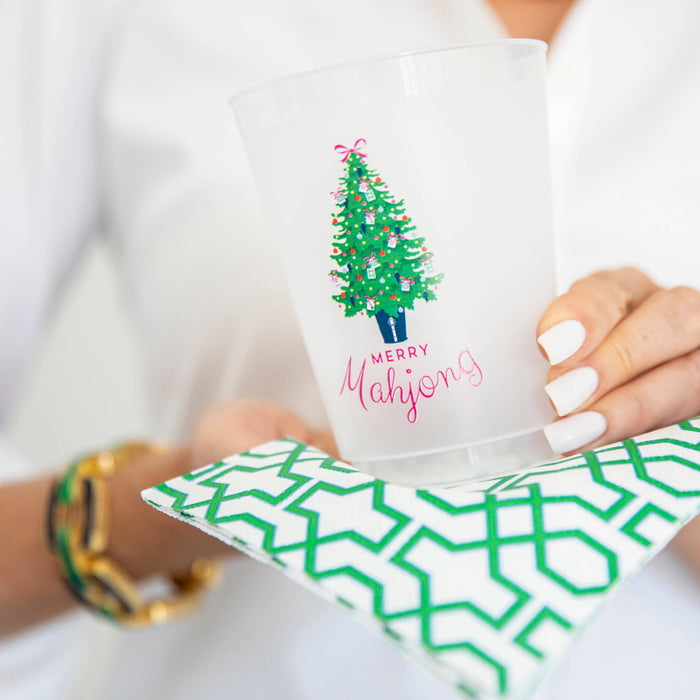 Merry Mahjong Cups | Set of 8