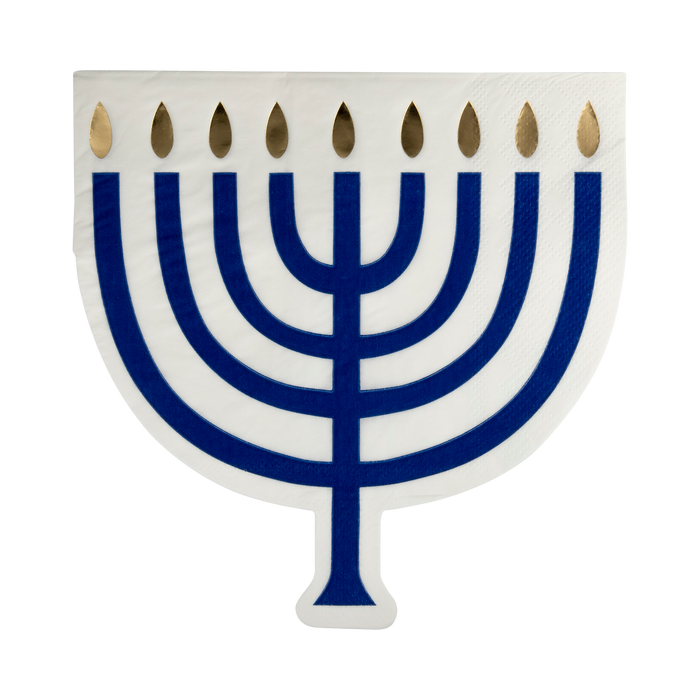 Menorah Luncheon Napkin