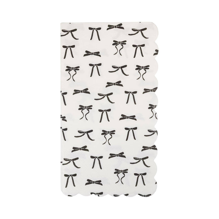 Black Bow Guest Napkin