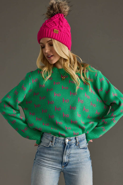 Green Ho Ho Ho Sweater
