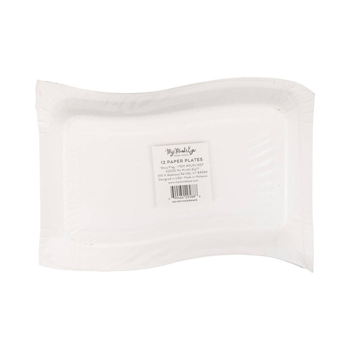 Wavy Flag Plate