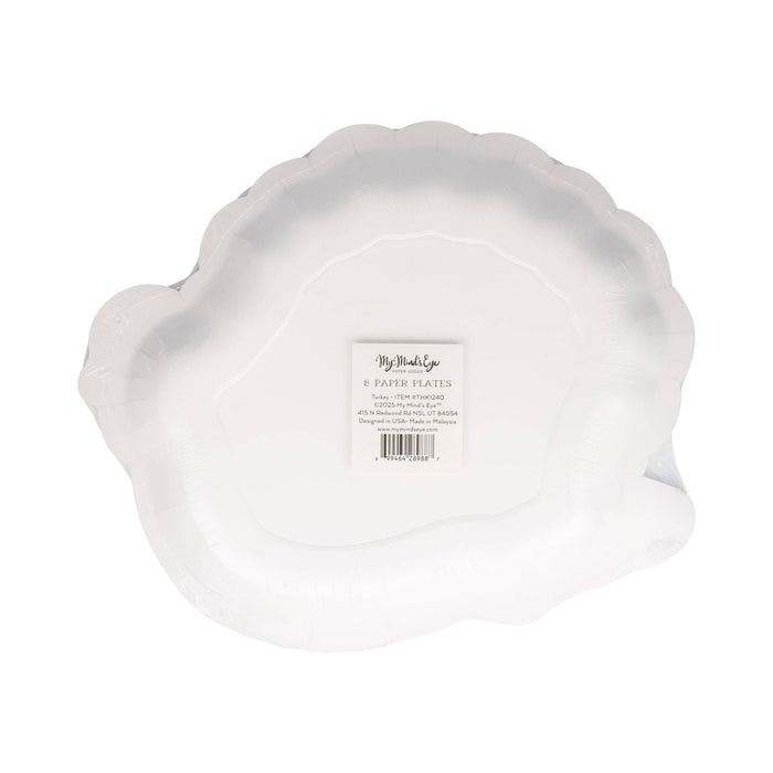 Orange Turkey Shaped Plate