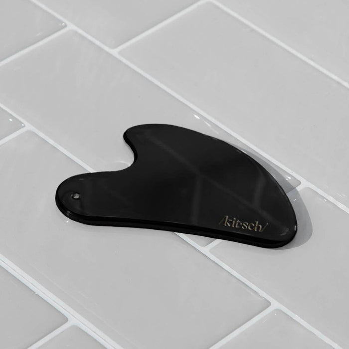 Stainless Steel Gua Sha | Matte Black
