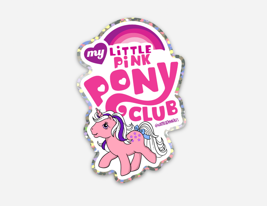 My Little Pink Pony Club Sticker