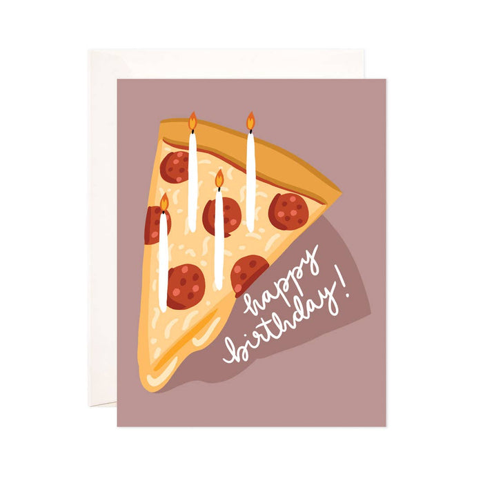 Birthday Pizza Card