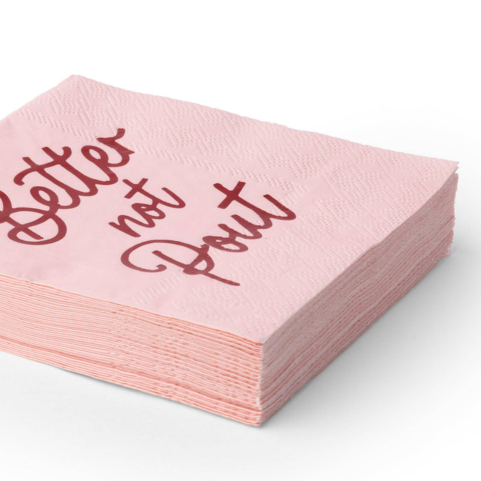 Better Not Pout Cocktail Napkin