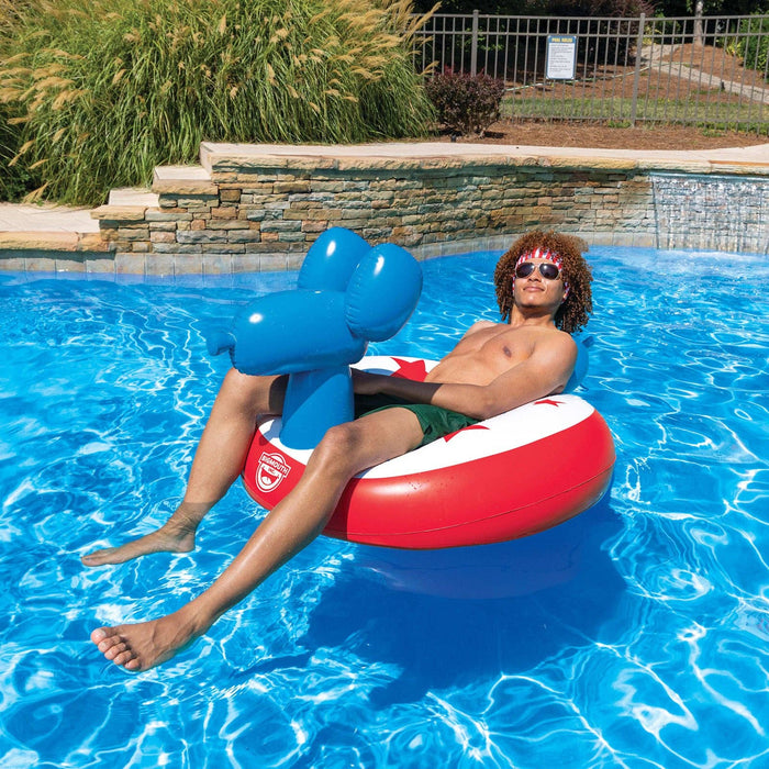 Patriotic Balloon Dog Pool Float