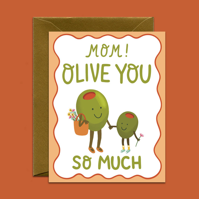 Green Olives Mother's Day Card
