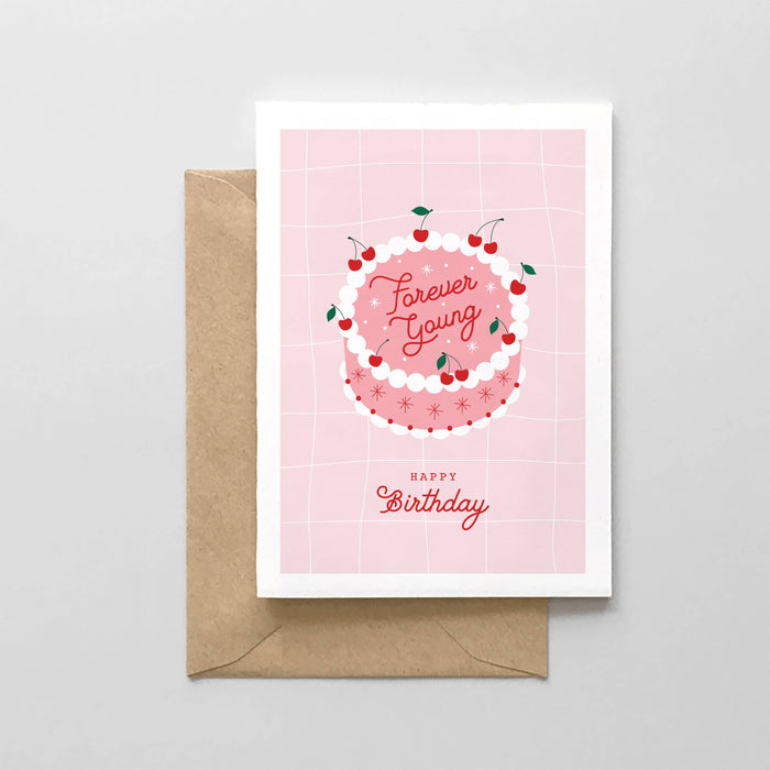 Forever Young Birthday Card