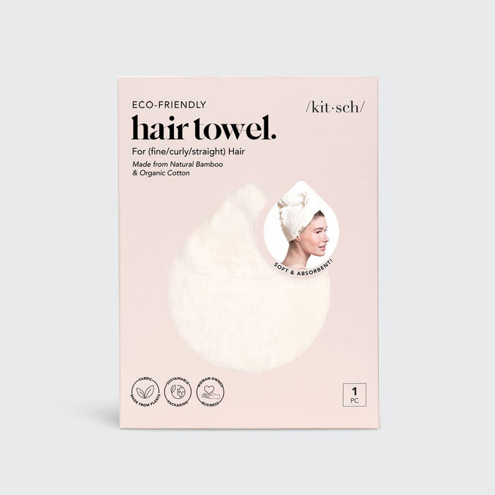Quick Dry Hair Towel | Ivory
