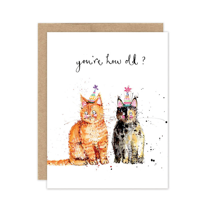 Cats How Old? Card