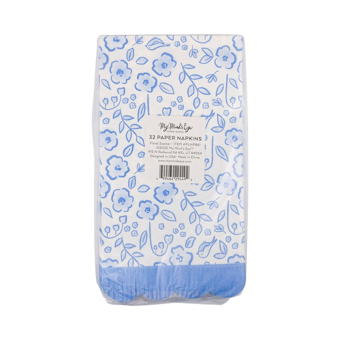 Floral Scatter Fringe Guest Towel