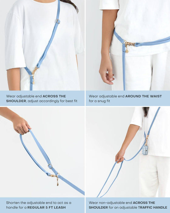 Dandelion Yellow 4-in-1 Convertible Hands Free Dog Leash