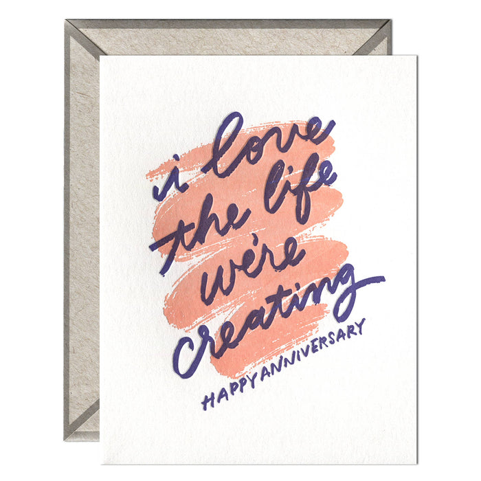 Love the Life We're Creating Card