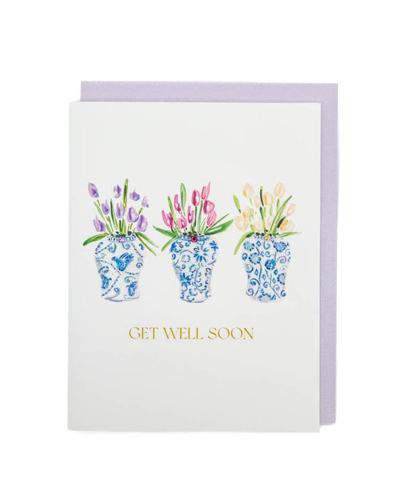 Get-Well Tulips Card